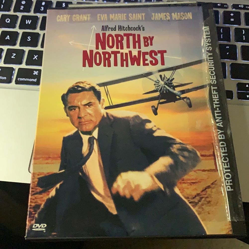 Cary Grant in North by Northwest DVD still sealed